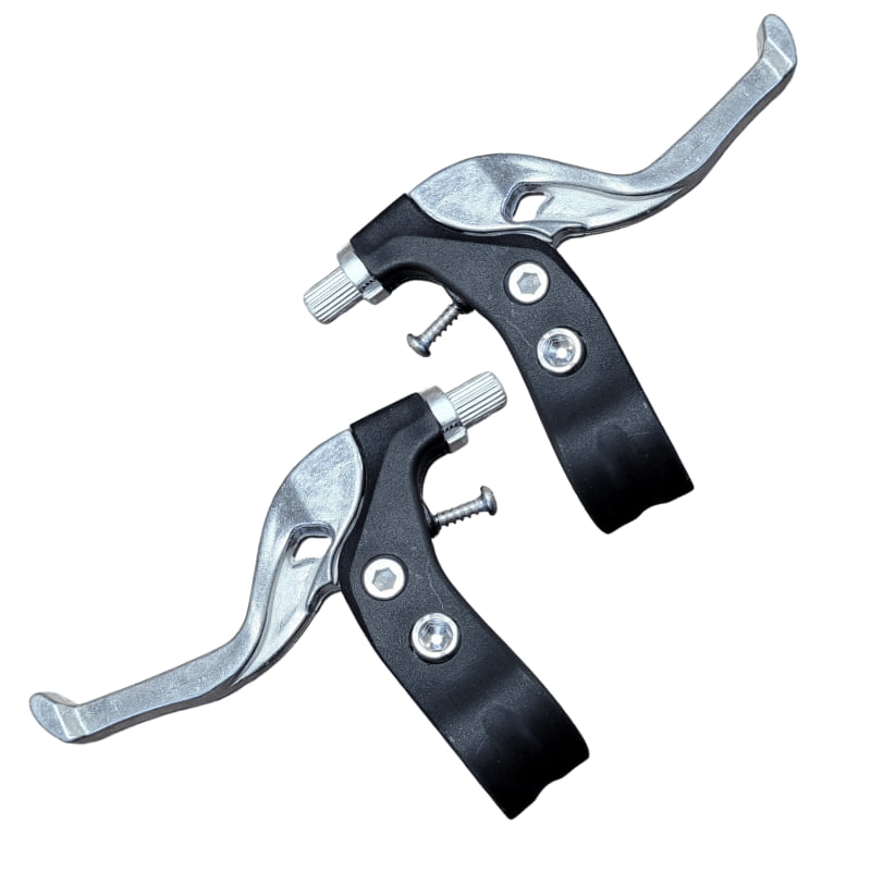 Leva de freno aluminio y PVC 2 dedos 